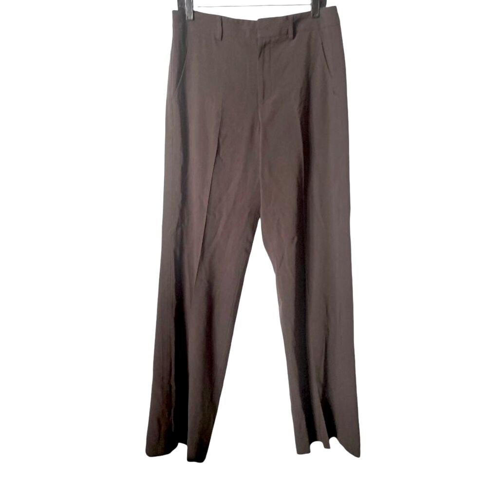 Vince Brown Straight‎ Leg Wool Blend Pants 10